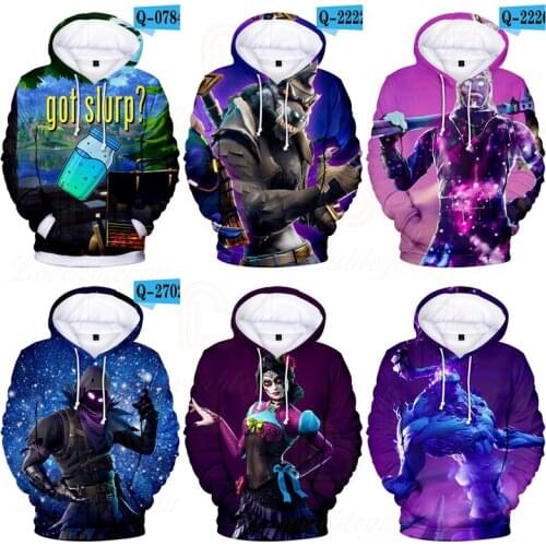 Victory Royale Hoodie Fortnite Sweatshirt Childrens Game 3D Hoodie Baby Clothing Sweatshirts Women Kids Hero Boys Girls Tops
