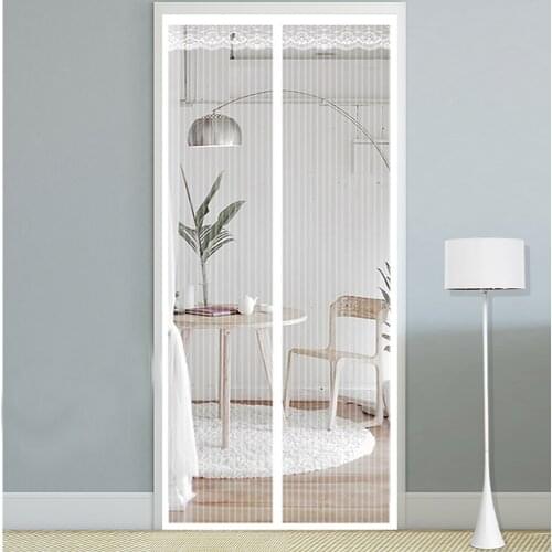 High Quality Magnetic Screen Door Curtain Anti-Mosquito Net Fly Insect Screen Mesh Automatic Closing Custom Size