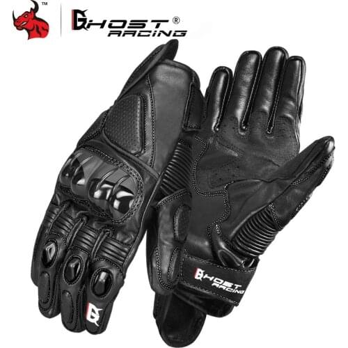 GHOST RACING Motorcycle Gloves Men Summer Motorcross Gloves Carbon Fiber Guantes Breathable Motocicleta Moto Gloves