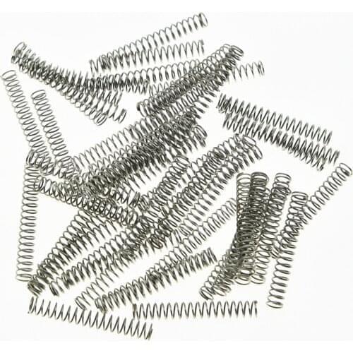 KAISH Pack of 50 Nickel Long Size Humbucker Pickup Spring Mounting Springs 33mm