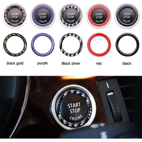 Car Engine Start Stop Button Decoration Ring Trim Auto Car Accessorie For BMW 1/3/5 Series E87 E90 E60 320 Automobiles Styling