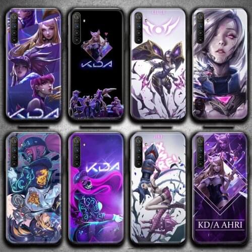 HOTCASHOP Legends kda kaisa Ahri akali Phone Case For OPPO Realme 6 Pro Realme C3 5 Pro C2 RENO2-Z A11X XT