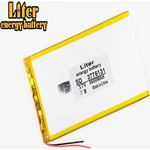 3775131 3.7V 5500mah Lithium polymer Battery For Tablet PCs PDA Diital Products