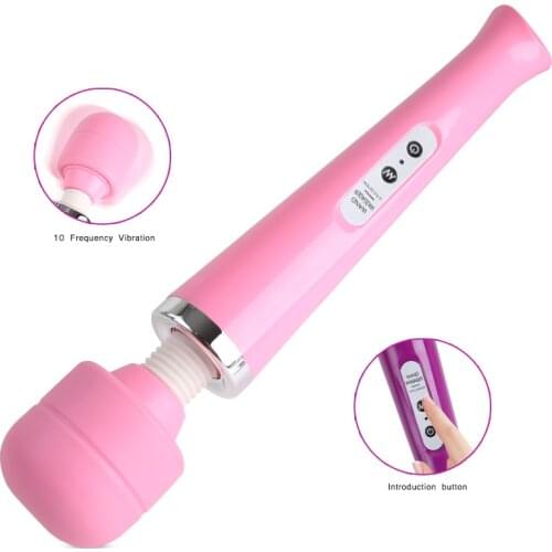 AV Magic Wand Vibrator Massager Big Vibrators for Women Masturbation Clitoris Stimulate USB Rechargeable Vibrators Sex Products