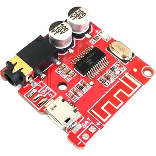 Mini Bluetooth Audio Receiver Board Bluetooth 5.0 Mp3 Lossless Decoder Board Wireless Stereo Music Amplifier Module 3.7-5V