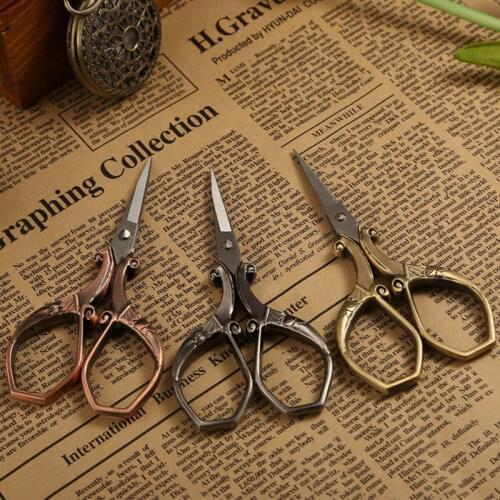 Retro Scissors Antique Thread Cutter Vintage Scissors Embroidery Cross Stitch Sewing Stainless Steel Scissors Tailor Scissors