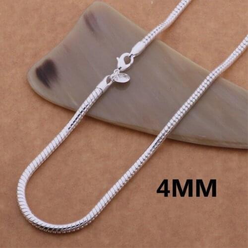 925 sterling silver Necklace, 925 silver fashion jewelry The snake round /dcxaluea bqlakhsa AN620