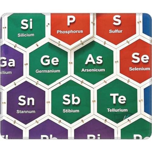 Periodic Table Of Elements Kawaii Mouse Pad Science Chemistry Chemical Antislip MousePad Rubber Gamer Computer Laptop Pad