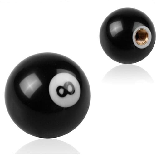 Billiard Ball Shift Knob Gear Knob Ball Type for AT MT 3 Types Adapters Auto Styling Cool Funny Popular Hit Car Parts