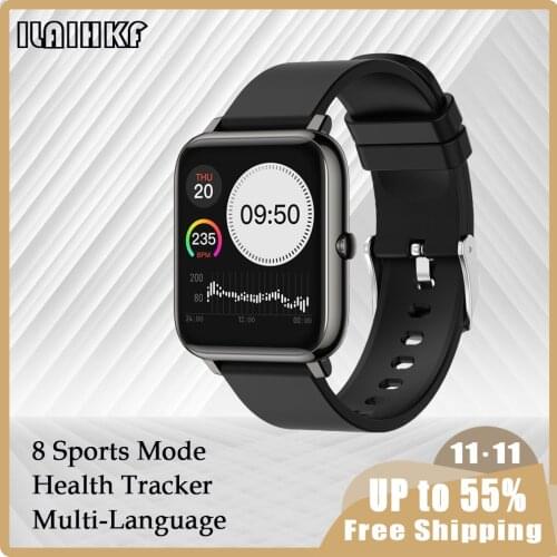 P22 Smart Watch Men Digital Bluetooth Wristwatches Heart Rater Blood Pressure Women Smartwatch Sport Clock Pink For ios iphone