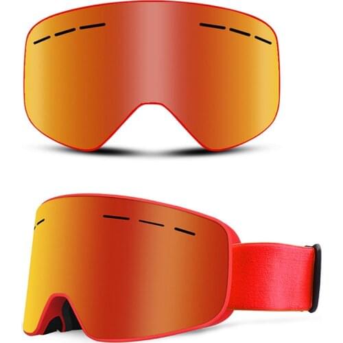 Occhiali da sci doppia lente UV400 anti-fog occhiali da sci sci snowboard maschili da sci maschere da sci maschera occhiali