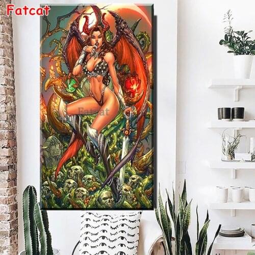 Home decoration Elf Tree scenery diamond painting Anime Poison Ivy diamond embroidery full square/round diamond Large Art PP2249