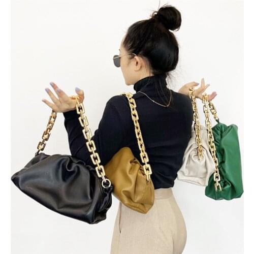 Bag For Women Cloud Pouch Soft Leather Madame Handbag Single Shoulder Slant Dumpling Bag Retro Purse Women Clutch Crossbody Bag