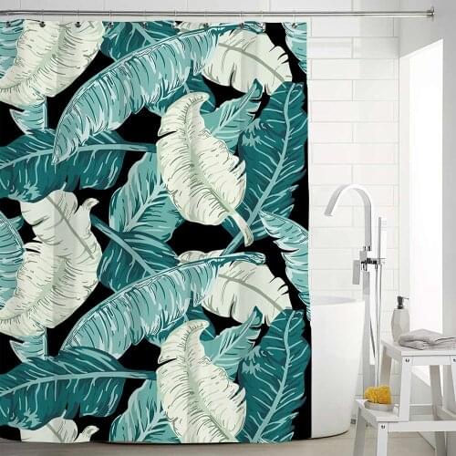 3D Digital Printing Beautiful Peacock Feather Shower Curtain Bathroom Curtain Waterproof Washable Bath Curtain Customized