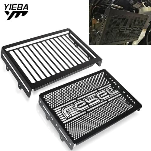 Radiator Cooler Grille Guard Cover Frame Protector Aluminum For HONDA Rebel CMX 300 500 CMX300 CMX500 2017 2018 2019 2020 2021