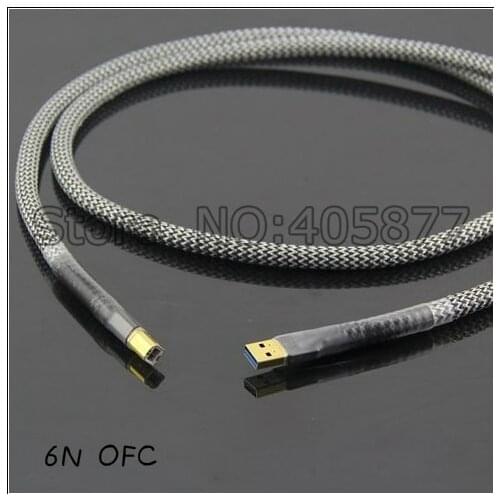 Hi-End 1M A to B USB Audio Cable OFC Silver-Plated USB Hifi cable