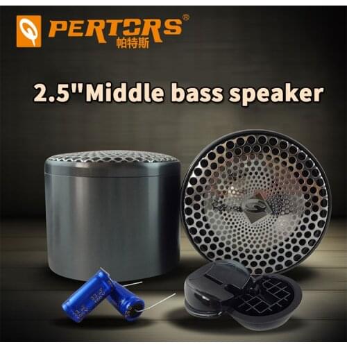 High Sound Quality Car Midrange Bass Speaker 2.5 Inch Vehicle Auto Audio Music Stereo Middle Low Frequency Hifi Loudspeaker Woof