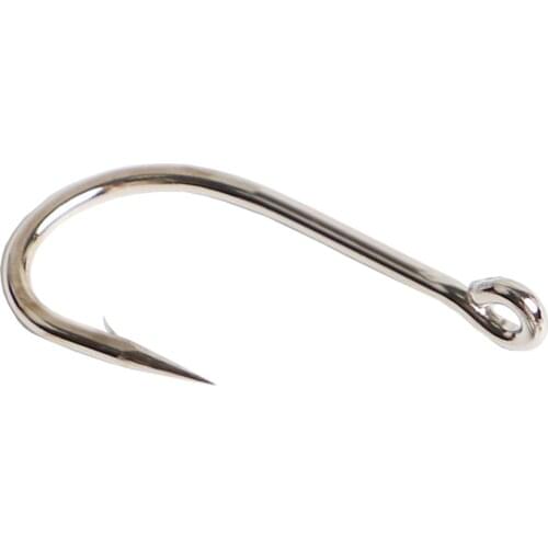 Free Fisher 50-100pcs OShaughnessy 9255 Fishing Hooks Carbon Steel Long Shank Saltwater Barbed Ocean Fish Jigs