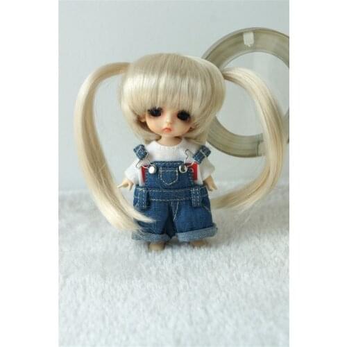 JD152 1/12 Cute Synthetic Mohair BJD Wigs Size 3-4inch 4-5inch Lovely Angels Pony Doll Hair Doll Accessories