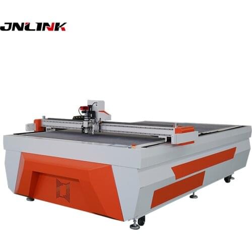 JNLINK auto feeding cnc fabric cloth textile oscillating knife cutting machine 1625 made in china for sale