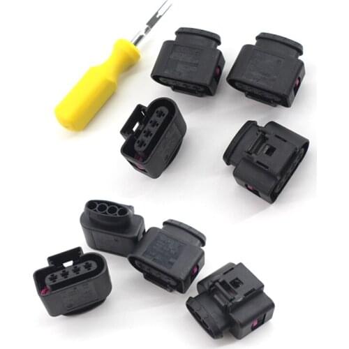 8PCS/Set Ignition Coil Connector Repair Kit Harness Plug Wiring fit for Audi VW 8K0973724