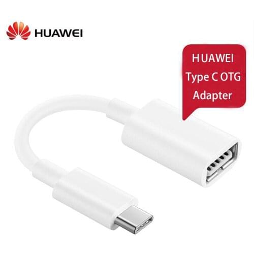 Original Huawei Type C USB 3.1 Male To OTG Type-A Female Adapter Cord For Huawei P40 P20 P30 Pro Mate10 20 30 Pro Honor 10 20 30