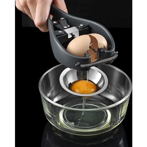 304 Stainless Steel Egg Opener Egg Shell Cutter Kitchen Accessories Egg Stripper Eggshell Separator Gadget