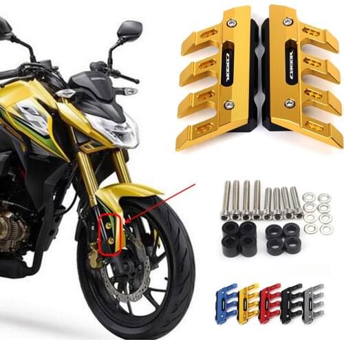 Motorcycle Front Fender Side Protection Guard Mudguard Sliders For HONDA CBF190R CBF190 CB190R CB190X Accessories universal
