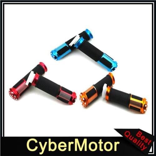 22mm 7/8" Handlebar Aluminum Rubber Hand Grips For Quad ATV 4 Wheeler Pit Dirt Motor Bike Gas Motorized Bicycle Push Bike