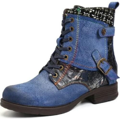 Women Mid-Calf Boots Fashion Candy Color Genuine Leather Girl Shoes 2020 Winter Autumn High Heels Boots Woman Winter Zapatillas