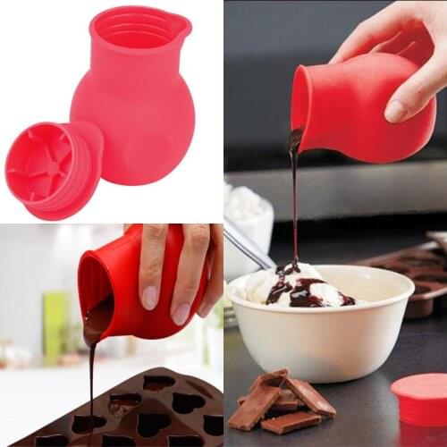 Silicone Forms Chocolate Melting Pot Mould Butter Sauce Milk Baking Pouring for Kitchen Cooking Accessories