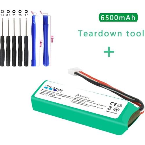 GSP1029102A For JBL Charge 3 6500mAh Replacement Loudspeaker Speaker Battery