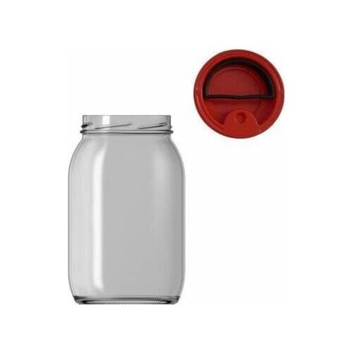 Modern Pasabahce Glass Jar 3 lt Clamshell organizer storage box органайзер rangement коробка для хранения