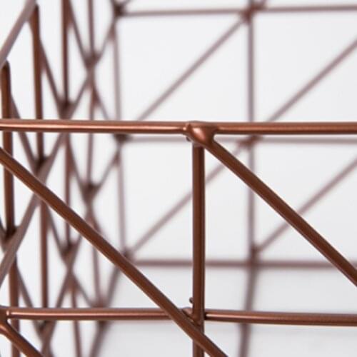 Steel wire basket for home storage