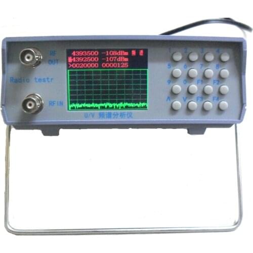 U/V UHF VHF Dual Band Spectrum Analyzer w/Tracking Source 136-173MHz/400-470MHz