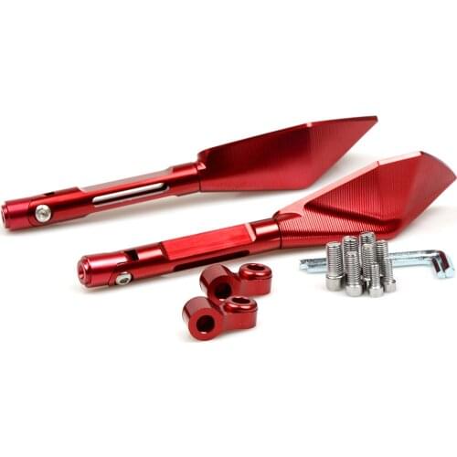 FOR 1Pair Universal Motorcycle Aluminum Backup Rearview Mirrors accessories mirror For HONDA PCX 125/150 PCX125 PCX150 all year