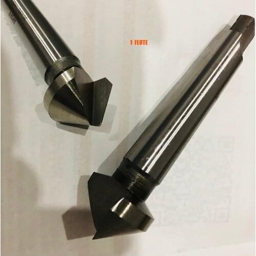 1 Flute Taper shank chamfer 90 angel degree HSS