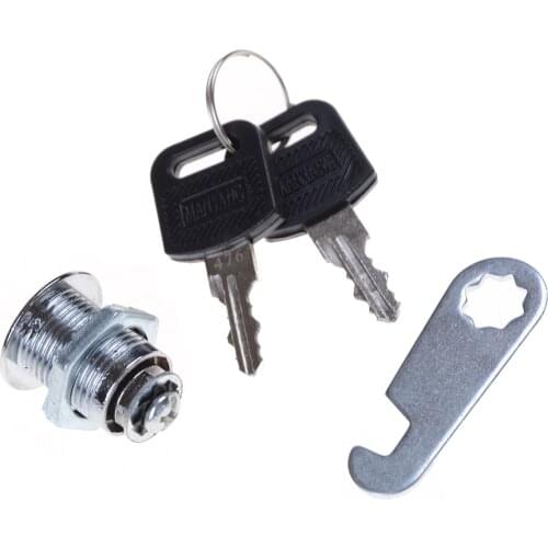 1Set 2 Keys Cam Lock Cabinet Mailbox Drawer Cupboard Lock Home hardware