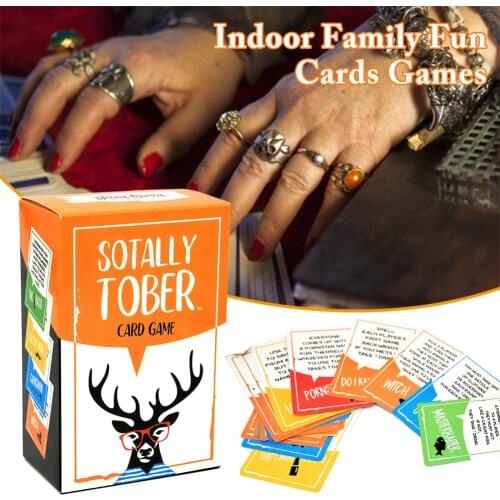 2021 English Version Sika Deer Tarot Card Fun Adult Drinking Game for Family Parties Board Game Deck Playing Card Entertainment