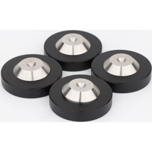 4Pcs Hifi Audio Speaker AMP DAC CD Spike Base Pad Isolation Feet Improve Sound 39x13mm