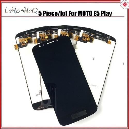 5 piece/lot LCD For Motorola MOTO E5 Play LCD Display Touch screen Digitizer Assembly For MOTO E5 Play XT1920 LCD Screen