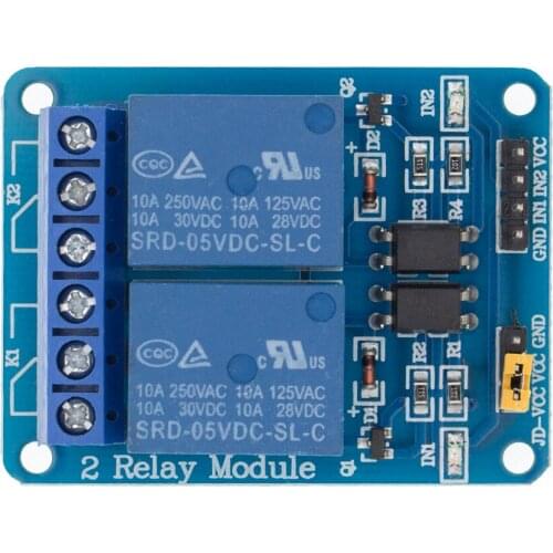 5V 2-Channel Relay Module Shield for Ardui ARM PIC AVR DSP Electronic 5V 2 Channel Relay Module