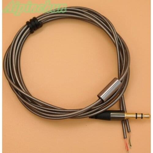 Aipinchun 3.5mm 3-Pole Line Type Jack DIY Earphone Audio Cable Headphone Repair Replacement Wire Cord A07