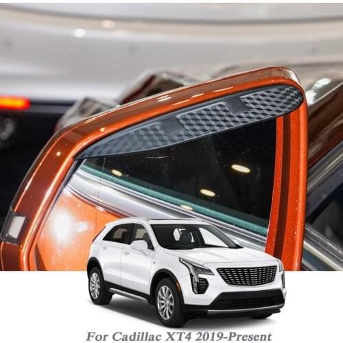 Car Rearview Mirror Rain Eyebrow Auto Shield Snow Guard Sun Side Visor Shade Protector For Cadillac XT4 2019-Present Accessory