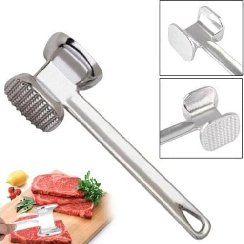 Steak Beefs Porks Meat Tender Hammer Double Sides Aluminum Alloy Meat Hammer Mallet Beef Chicken Steak Beefs Porks 3 Size