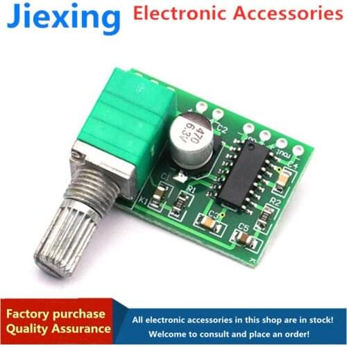 5pcs PAM8403 mini 5V digital small power amplifier board with switch potentiometer, USB power supply, good sound effect