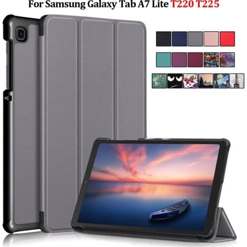 For Samsung Galaxy Tab A7 Lite Case 8.7 inch Magnetic Fold Leather Stand Tablet Shell For Samsung Tab A7 Lite 2021 SM-T220 T225