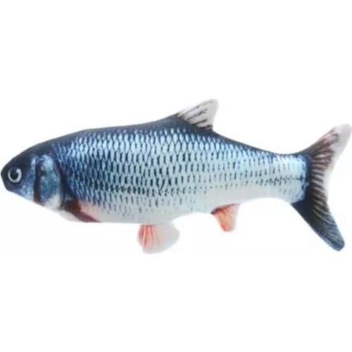 Legendog Electric Fish Cat Toy Realistic Flopping Cat Fish That Moves USB Rechargeable Wiggle Catnip Kicker Fish Motion Fun Toys