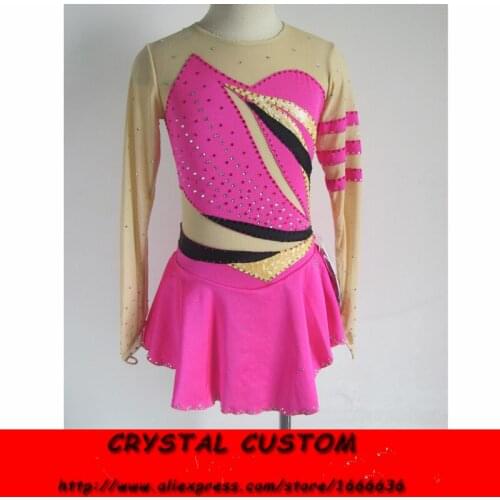 Hot Sales Custom Figure Skating Dresses For Women Elegant New Brand Vogue Ice Skating Dresses For Competition DR2888