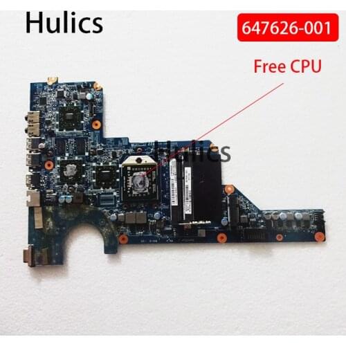 Hulics Original 647626-001 DA0R22MB6D1 Laptop Motherboard Mainboard for HP Pavilion G4 G6 G7 Notebook main board free CPU